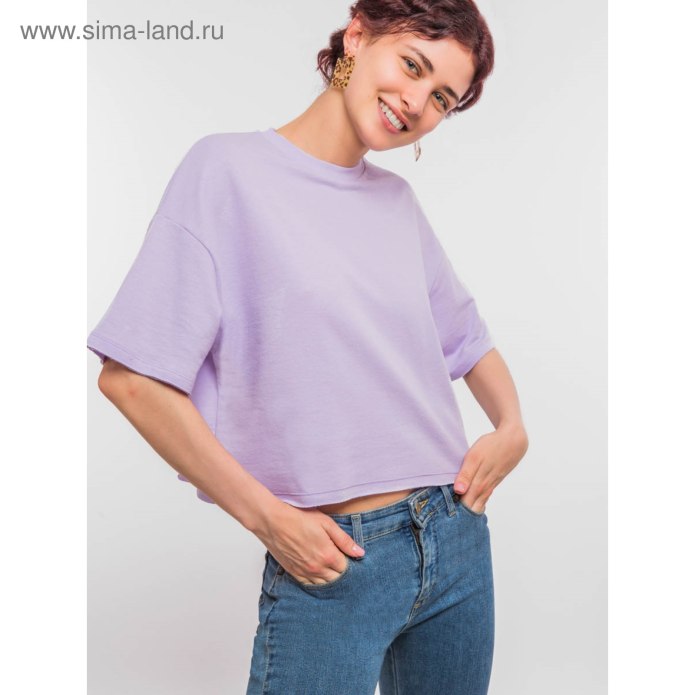 Футболка лавандового цвета