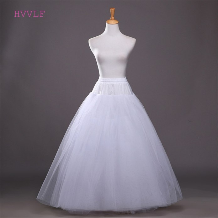 Bridal Hoop skirt Wedding Petticoat Accessories Crinoline Slip White