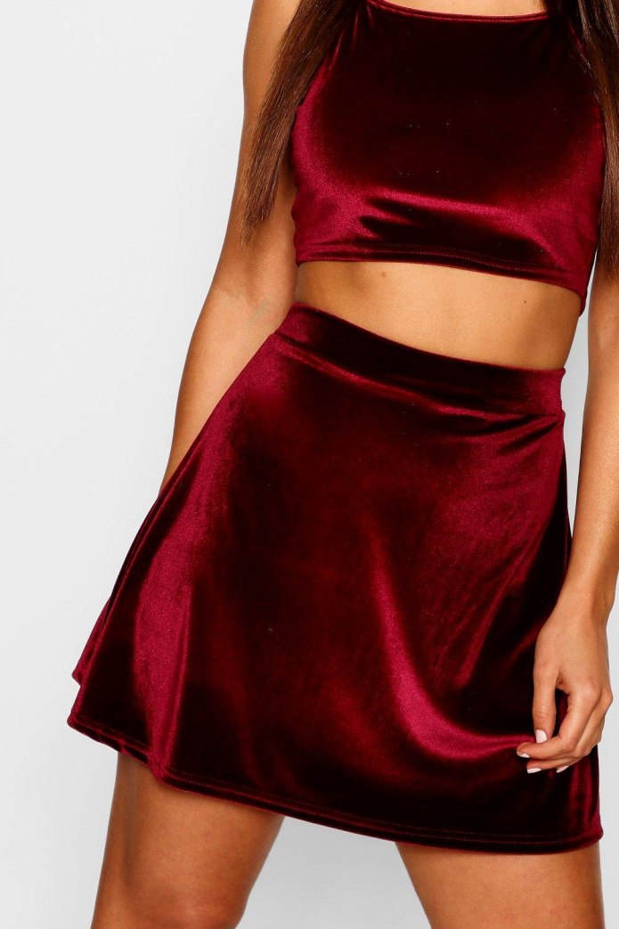 Boohoo вельветовая юбка