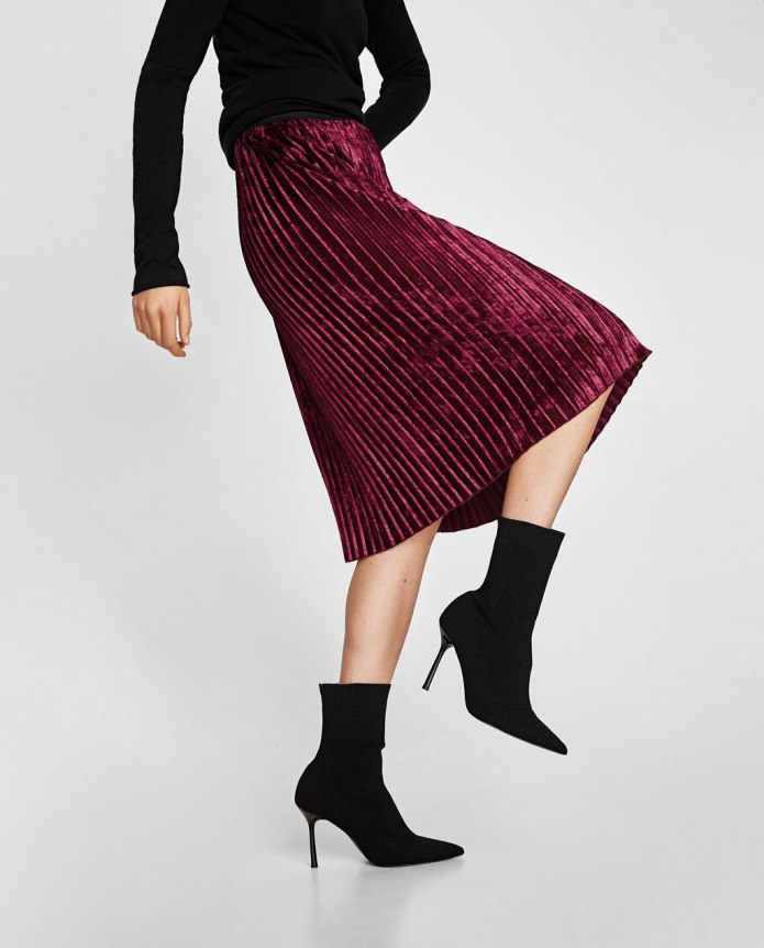 Юбка Zara вельвет