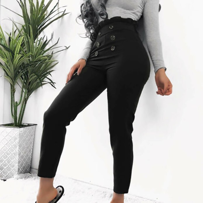 Черные суженные книзу брюки ASOS Design