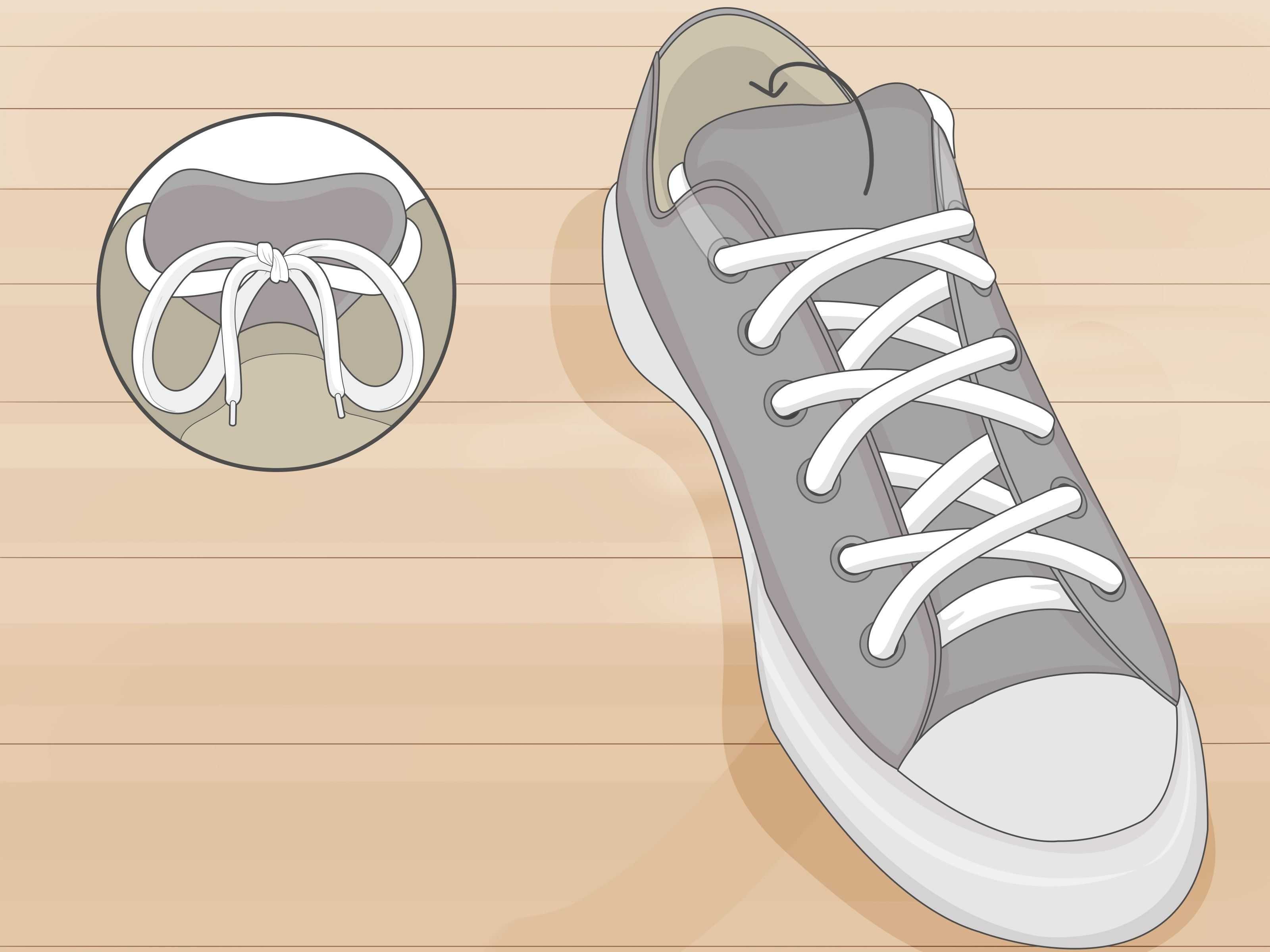 Модная шнуровка кроссовок