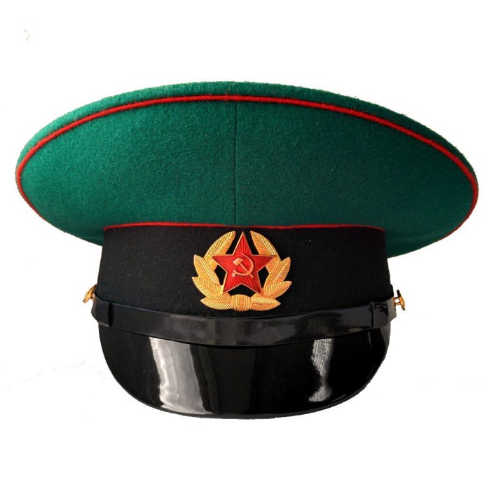 Фуражка МО С черным околышем