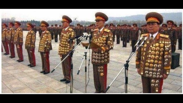 Награды генералов Северной Кореи