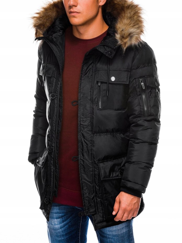 Ombre men's Winter Parka Jacket c355