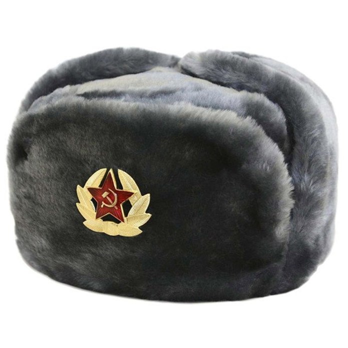 Ушанка nun6055bl, 61, черный
