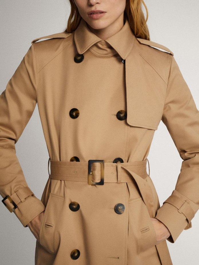 Тренч massimo Dutti