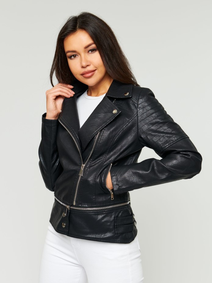 Замшевая косуха Zara