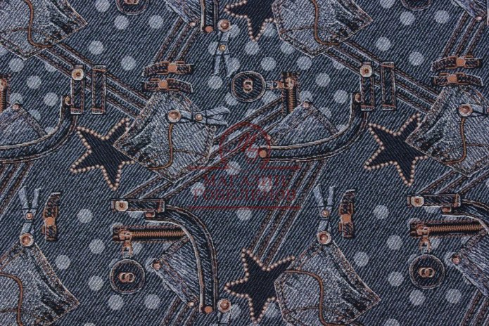 Ткань Hermitage 01 Denim
