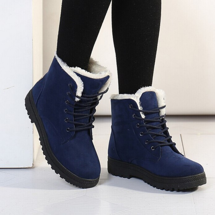 Зимние ботинки женские водонепроницаемые Botas mujer;