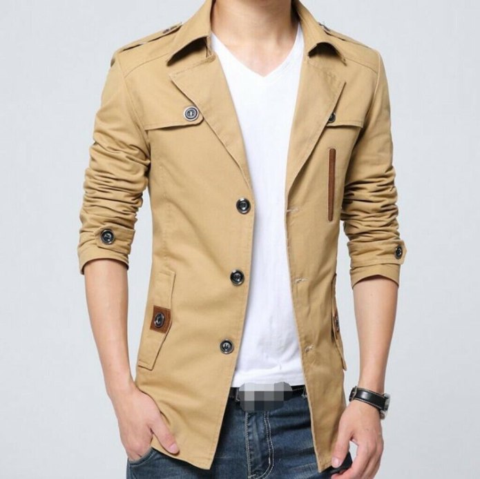 Trench Coat мужской короткий