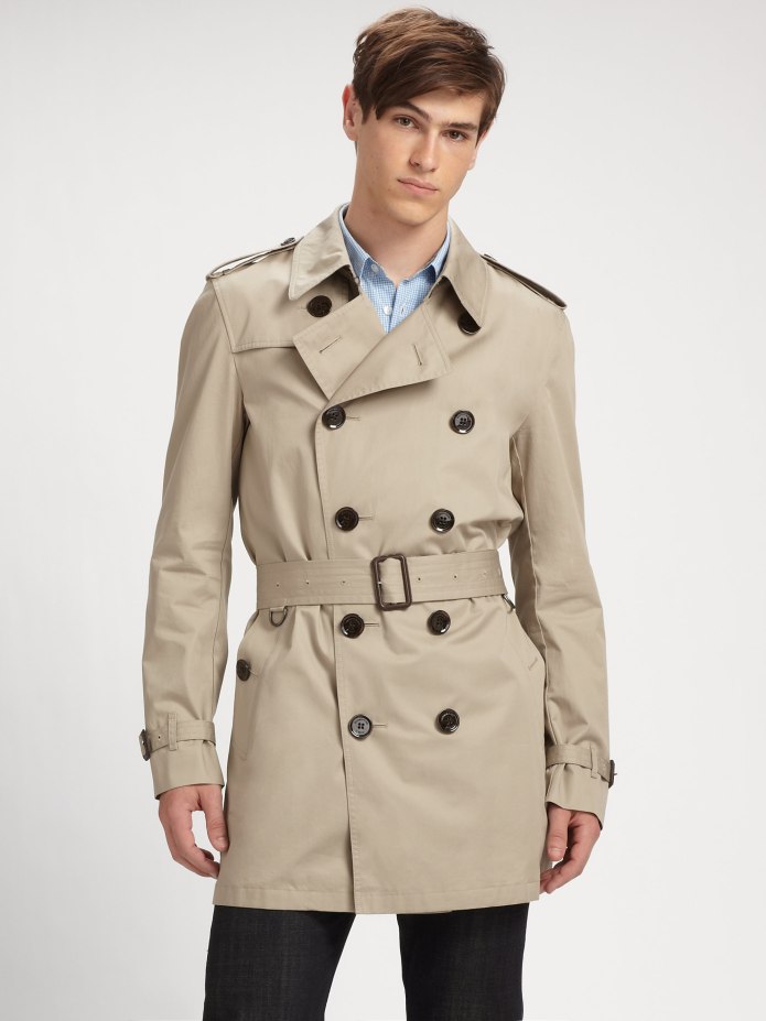 Мужской плащ тренч Burberry