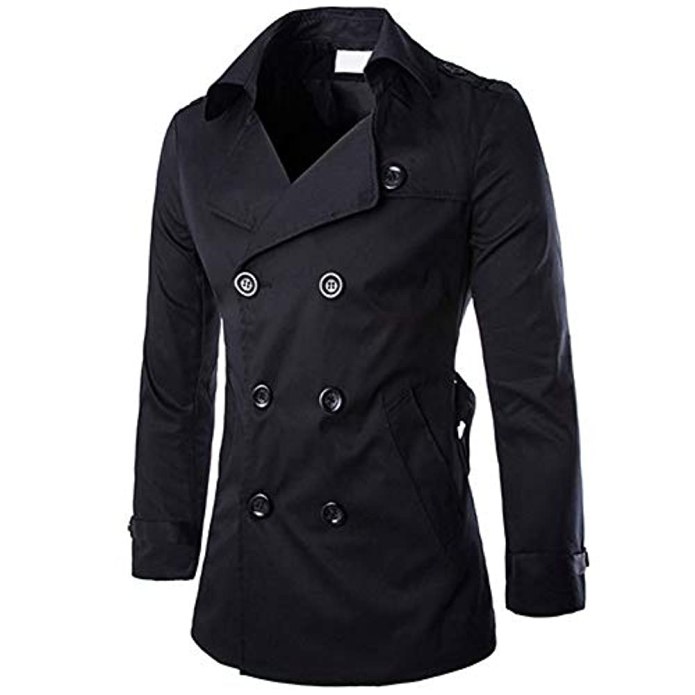 Trench Coat черный плащ