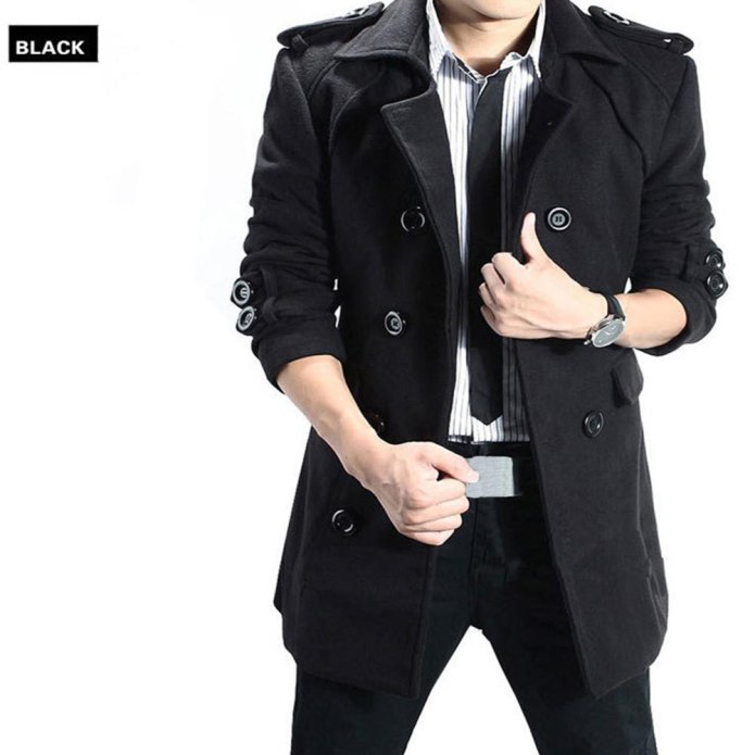 Trench Coat мужской длинный