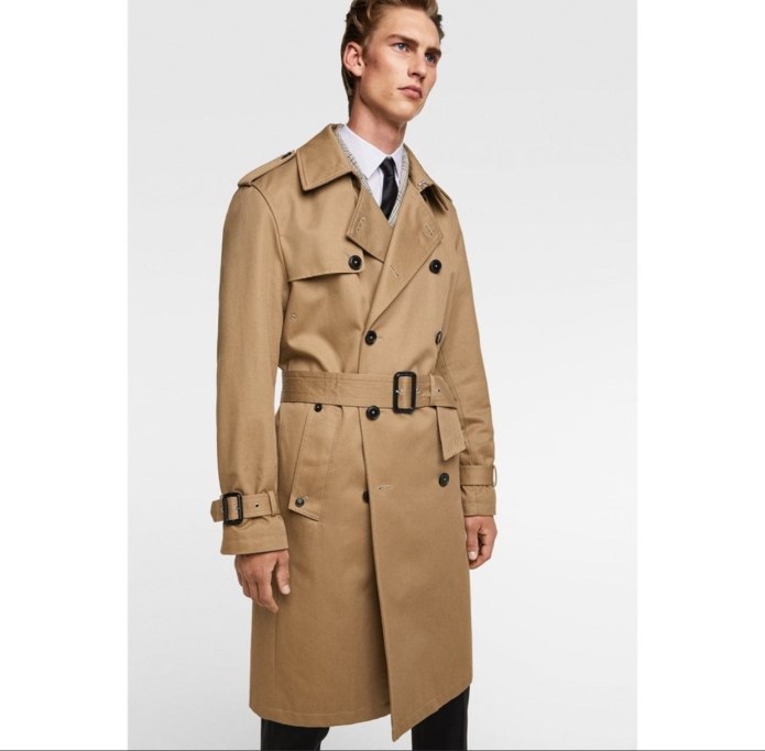 Тренч Zara man