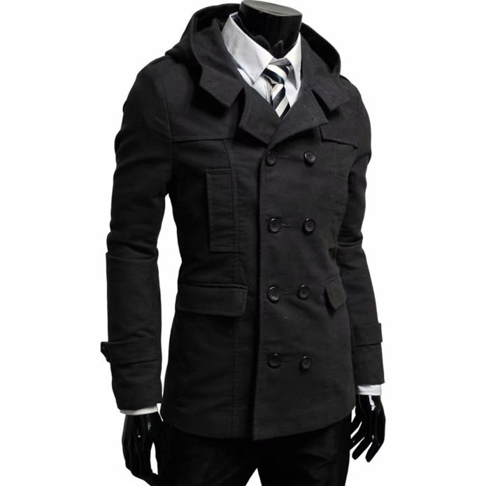 Trench Coat мужской черный