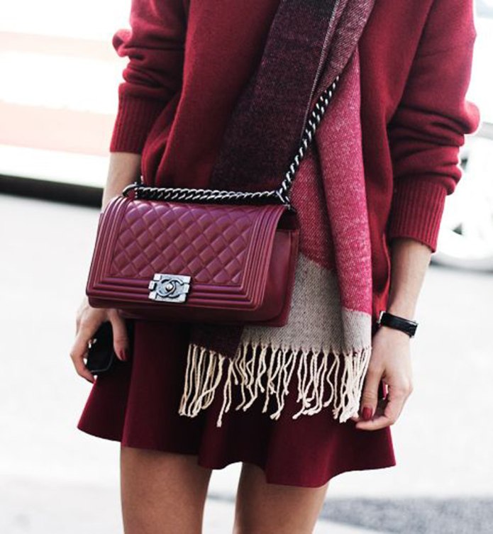 Chanel Bag Bordo
