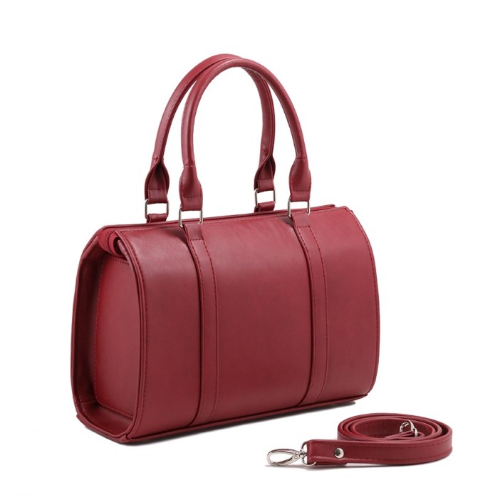 Женская сумка Edna Burgundy