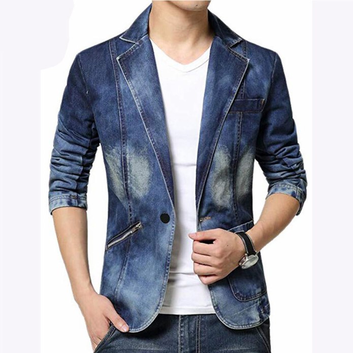 Kiton Blazer Denim