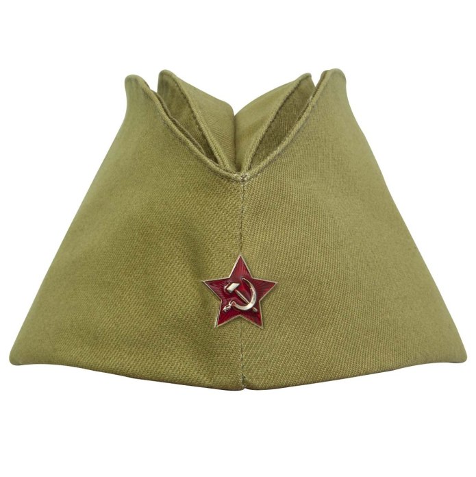 Пилотка Военная Солдатская са вс СССР со звездой