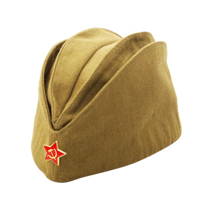 Пилотка Солдатская со звездой.