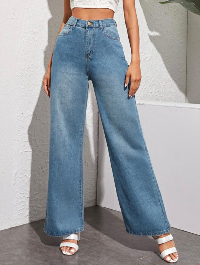 Wide Leg джинсы Корея 2020