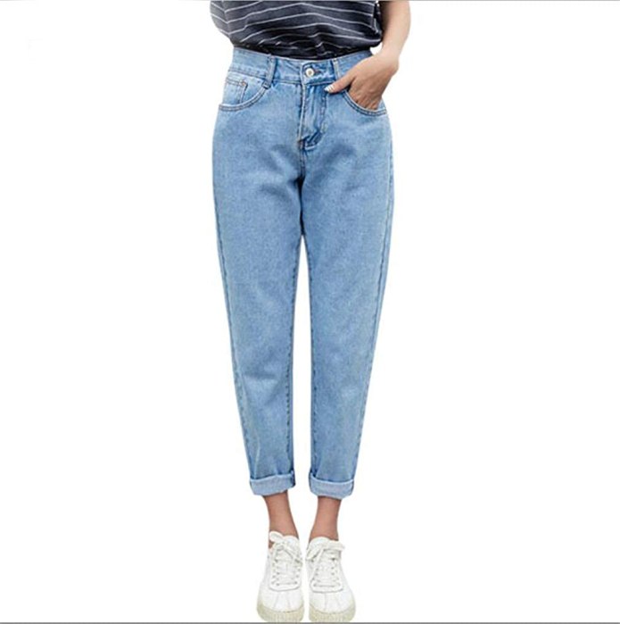 Джинсы Loose mom Jeans High Waist