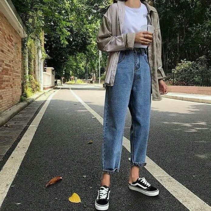 Джинсы mom Fit 2021