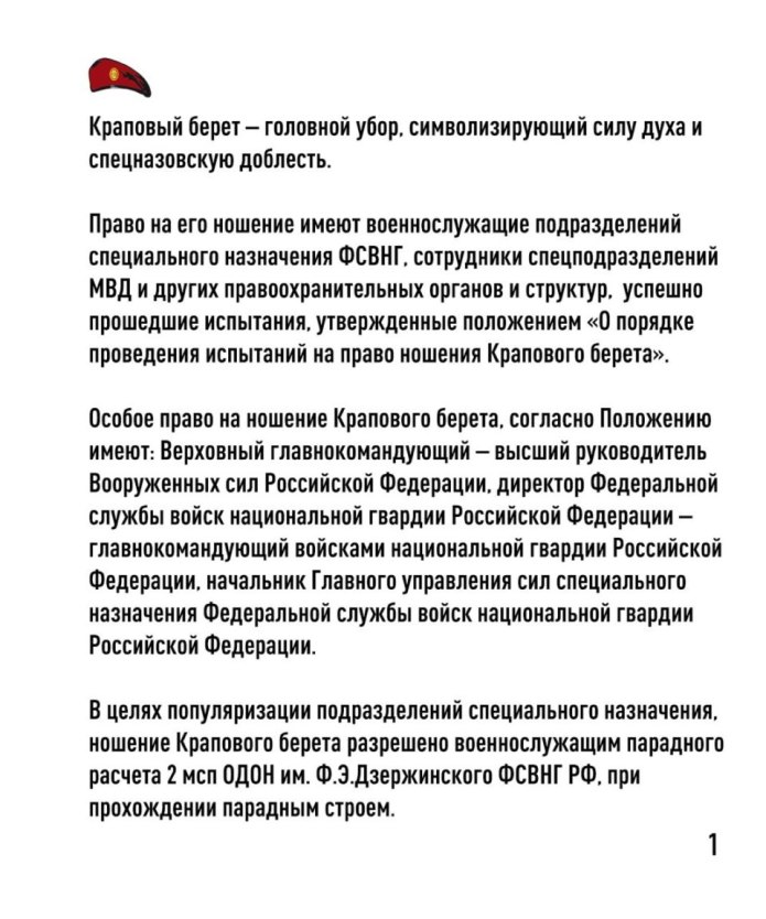 Штурмовой берет ВДВ