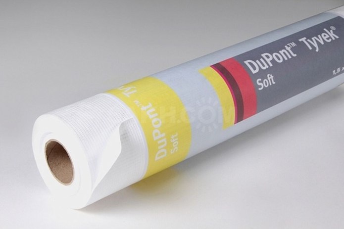 Мембрана гидроизоляционная Tyvek Soft (1.5х50 м)