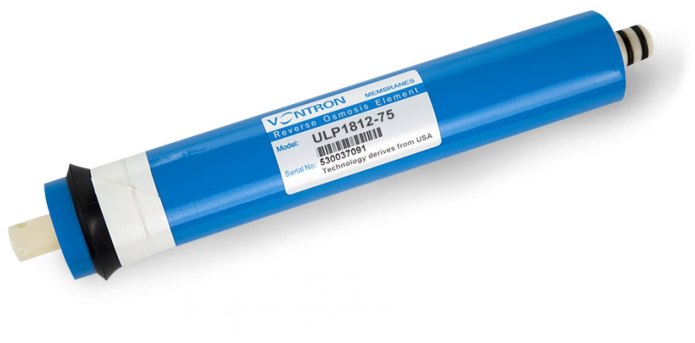 Обратноосмотическая мембрана Vontron 1812-100 GPD