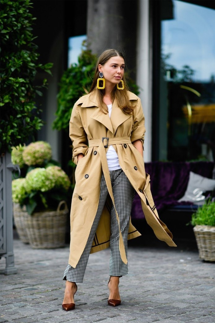 Плащ тренч 2020 Street Style