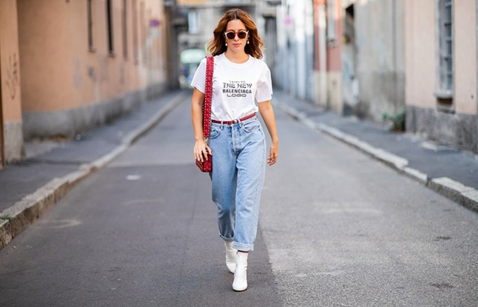 Джинсы Vintage Fit High Waist Denim