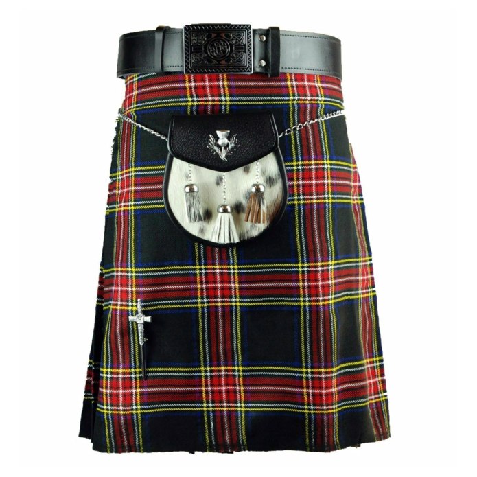 Килт Highlander шотландский, цвет черный