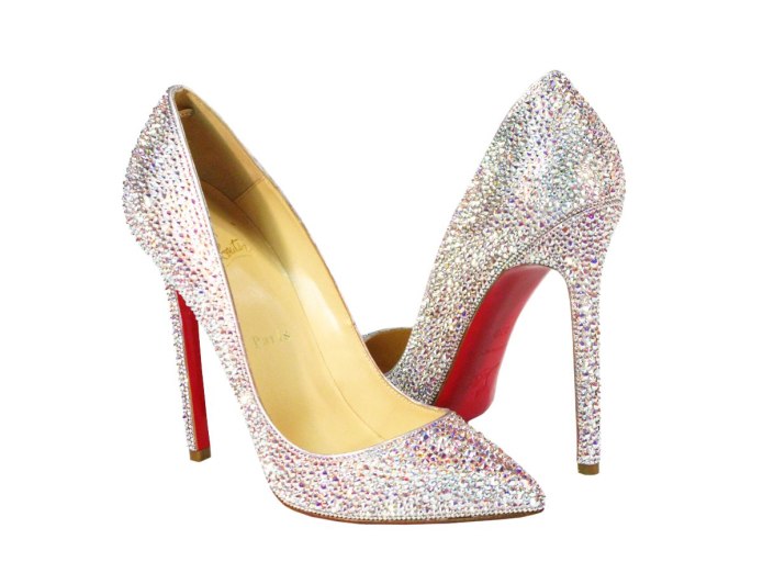 Christian louboutin блестящие