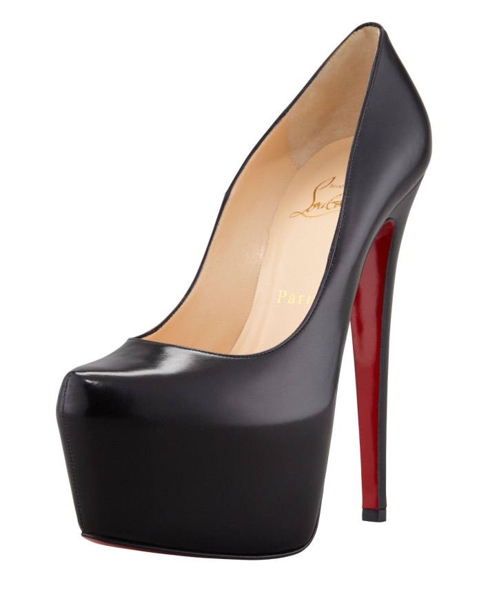 Christian louboutin туфли на платформе