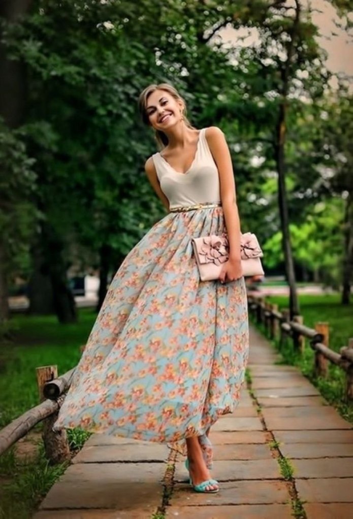 Платье в романтическом стиле