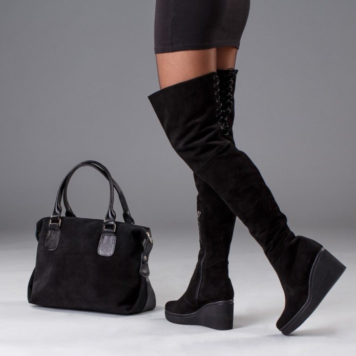Celine черные сапоги