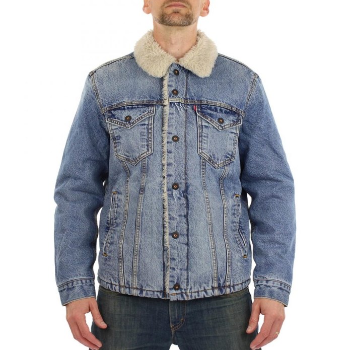 Куртка Levis Sherpa Trucker вельвет