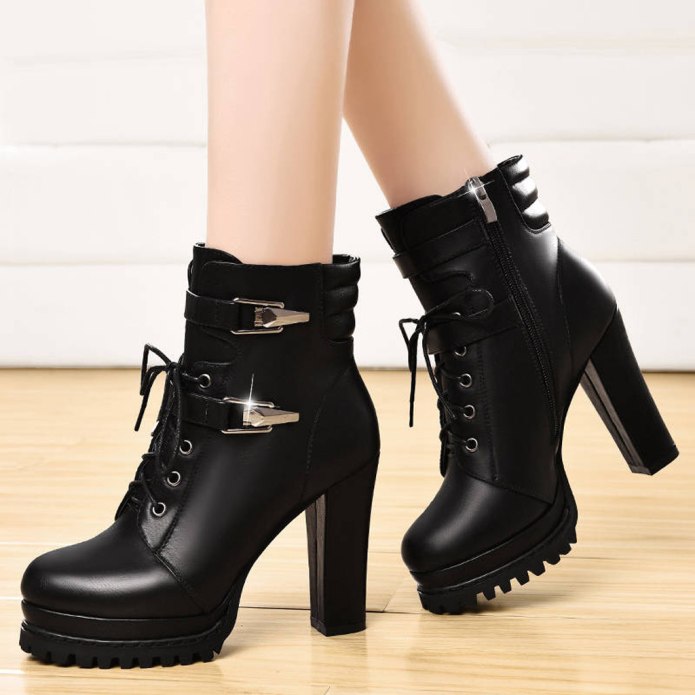 Botas mujer женские сапоги на платформе