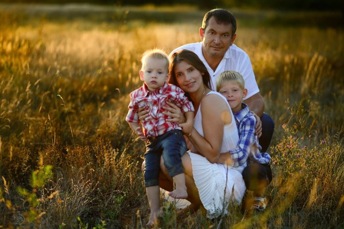 Семейная фотосессия на природе
