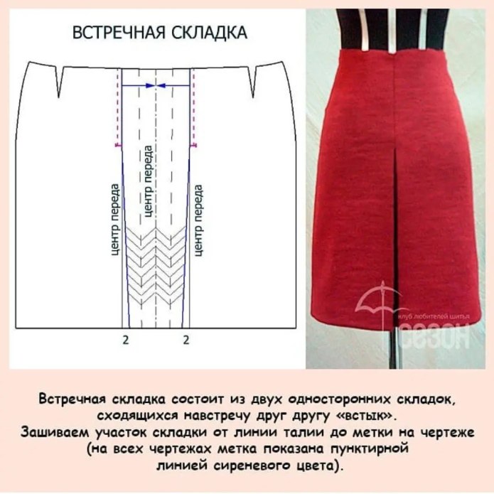 Юбка спереди короткая сзади длинная