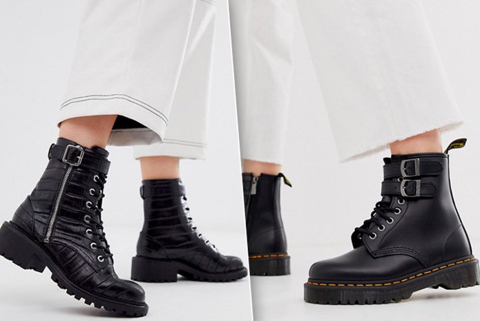 Сапоги Zara 2020 на толстой подошве