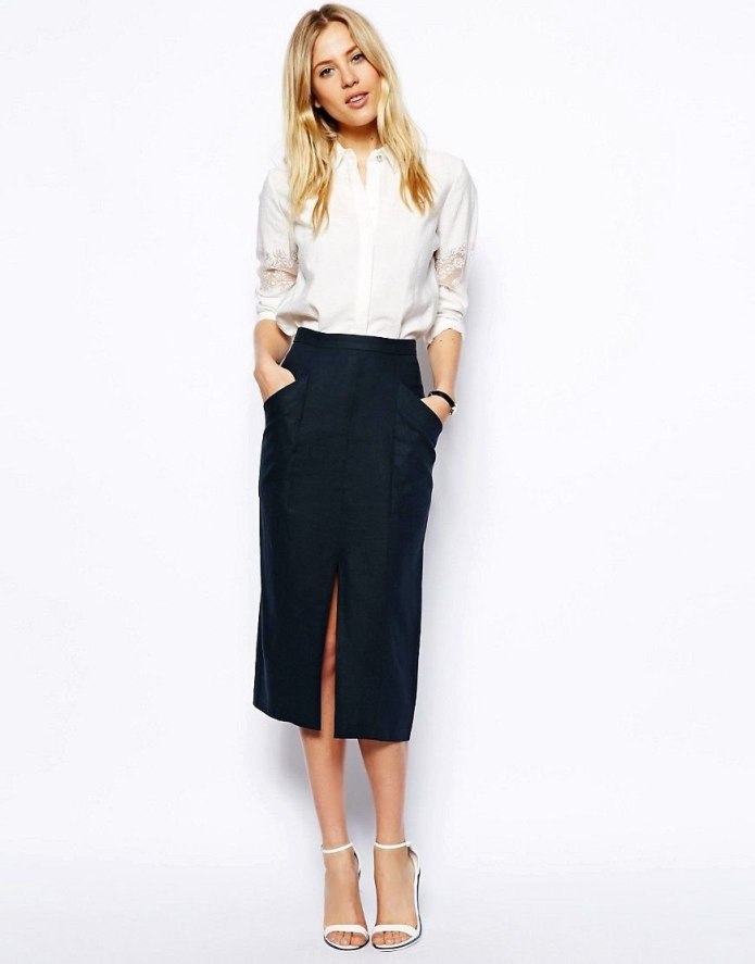 Zara Trafaluc юбка миди в клетку