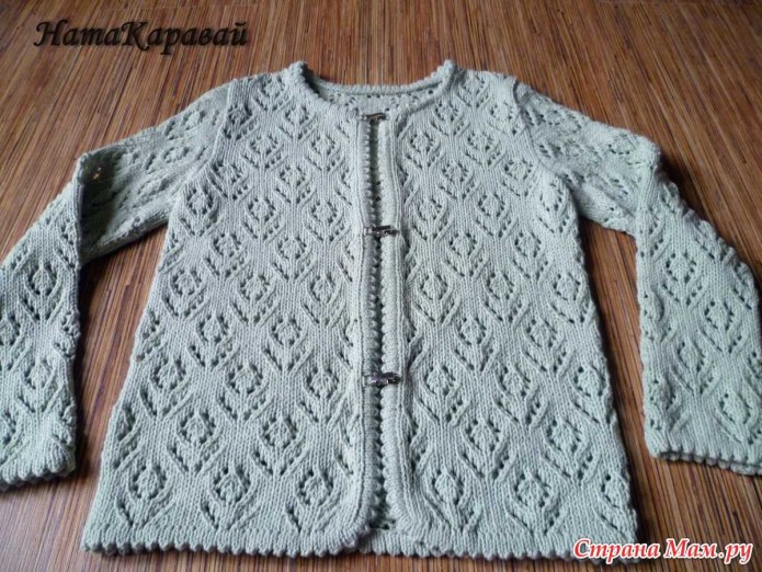 Ажурный кардиган для девочки