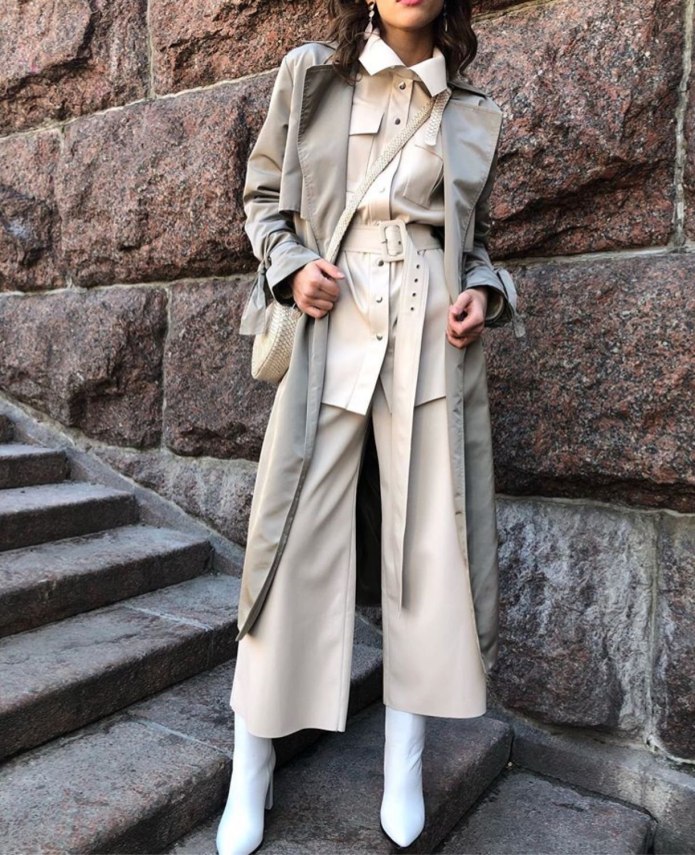 Кожаные кюлоты Zara 2020