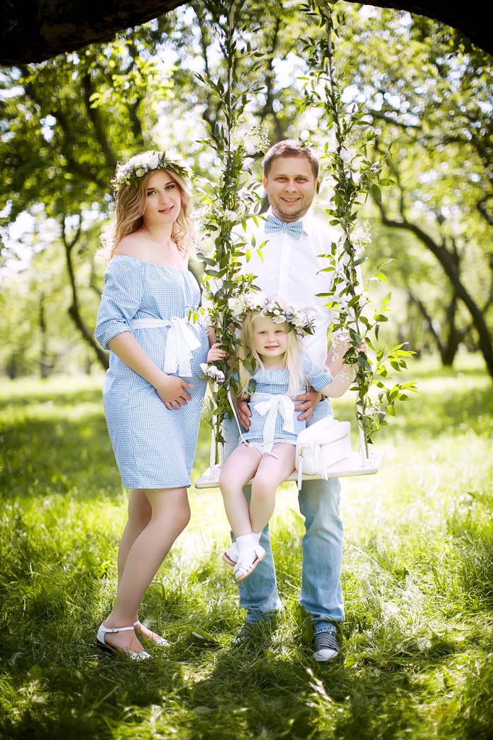 Семейная фотосессия на природе