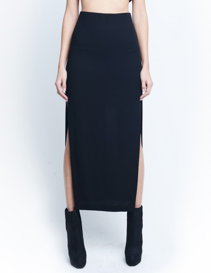 Юбка glance Maxi с двойным вырезом