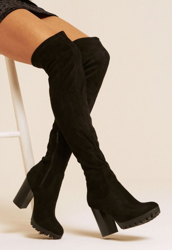 Zara сапоги Flat Faux Patent stretch Knee-High Boots