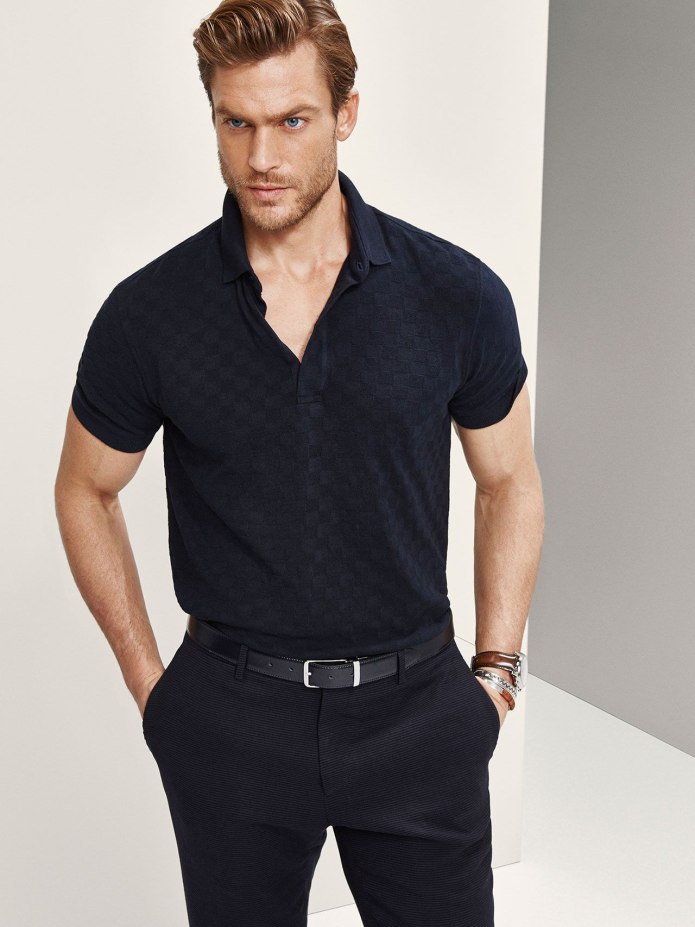 Massimo Dutti Polo черная